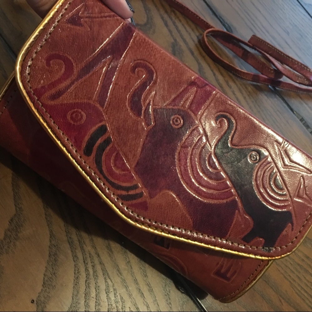 Vintage Handmade Leather Handbag